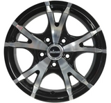 King Wheel Kt-5 in Gloss Black Machined Finish