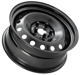 King Wheels OE Steel in Black Finish