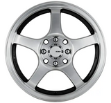 King Wheel Rocket in Machined Black Finish