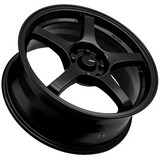 King Wheel Rocket in Satin Black Finish