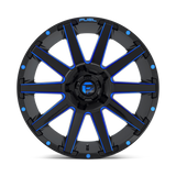 Fuel Off-Road Contra D644  Wheels - Gloss Black Blue Tinted Clear