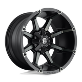 Fuel Off-Road Coupler D556 Wheels - Matte Black Double Dark Tint