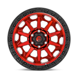 Fuel Off-Road  Covert D695 Wheels - Candy Red with Black Ring