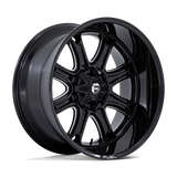 Fuel Off-Road Darkstar FC853 Wheels - Gloss Black Milled