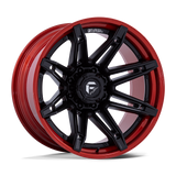 Fuel Off-Road Brawl FC401 Wheels – Matte Black w/ Candy Red Lip