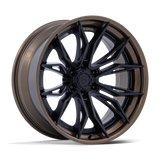 Fuel Off-Road Mutiny 6 FC404 Wheels – Matte Black With Gloss Bronze Lip