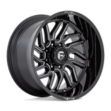 Fuel Off-Road Hurricane D807 Wheels - Gloss Black Milled