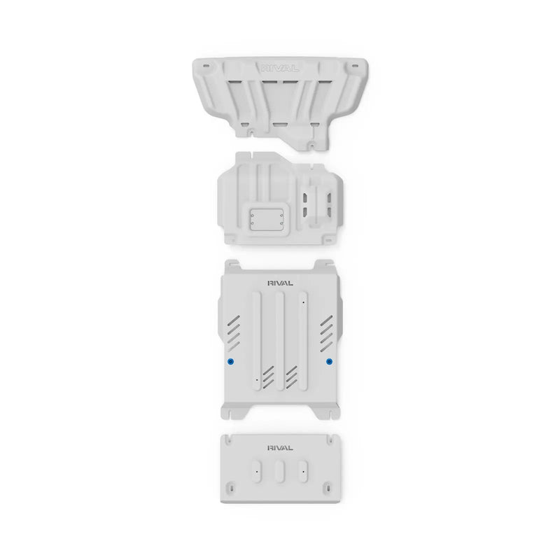 Rival Aluminium 4 Piece Bash Plates for Volkswagen Amarok 2023 onwards