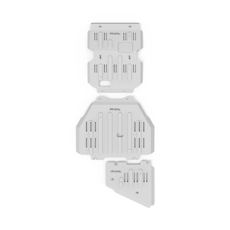 Rival Aluminium 3 Piece Bash Plate for Toyota LandCruiser Prado 250 2024 onwards