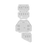 Rival Aluminium 3 Piece Bash Plate for Toyota LandCruiser Prado 250 2024 onwards