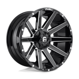 Fuel Off-Road CONTRA D615 Wheels - Gloss Black Milled