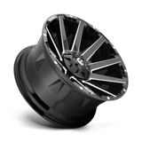 Fuel Off-Road CONTRA D615 Wheels - Gloss Black Milled