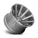 Fuel Off-Road  Contra D714 Wheels - Platinum Brushed Gunmetal Tinted Clear