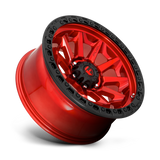 Fuel Off-Road  Covert D695 Wheels - Candy Red with Black Ring