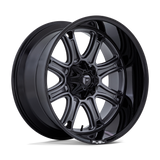 Fuel Off-Road  Darkstar FC853 Wheels - Matte Gunmetal with Black Lip