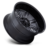 Fuel Off-Road  Darkstar FC853 Wheels - Matte Gunmetal with Black Lip