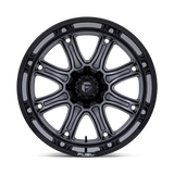 Fuel Off-Road  Darkstar FC853 Wheels - Matte Gunmetal with Black Lip