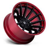 Fuel Off-Road Burn FC403 Wheels – Matte Black w/ Candy Red Lip
