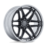 Fuel Off-Road Flight FC408 Wheels – Gloss Gunmetal with Chrome Lip