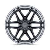 Fuel Off-Road Flight FC408 Wheels – Gloss Gunmetal with Chrome Lip
