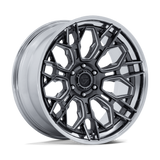 Fuel Off-Road Hive FC409 Wheels – Gloss Gunmetal with Chrome Lip