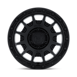 Fuel Off-Road Fortress FC884 Wheels - Matte Black with Gloss Black Lip