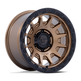 Fuel Off-Road Fortress FC884 Wheels - Matte Bronze with Gloss Black Lip
