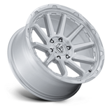 Fuel Off-Road CIRCUIT Wheels - Gloss Silver with Machined Face