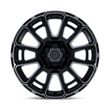 Fuel Off-Road  Foxhound FC910 Wheels - Gloss Black Dark Tinted Clear