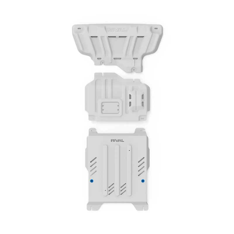 Rival Aluminum 3 Piece Bash Plates for Volkswagen Amarok 2023 Onwards
