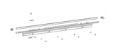EGR Replacement Vehicle Header Rail Hinge Kit