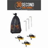 30 Second Wing Awning Wall With Window - Medium - 2.1m