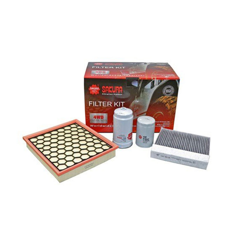 WF Sakura 4WD Filter Kit K-89020 for LDV T60 2.0L Turbo Diesel D20 (Jan 2020-on)