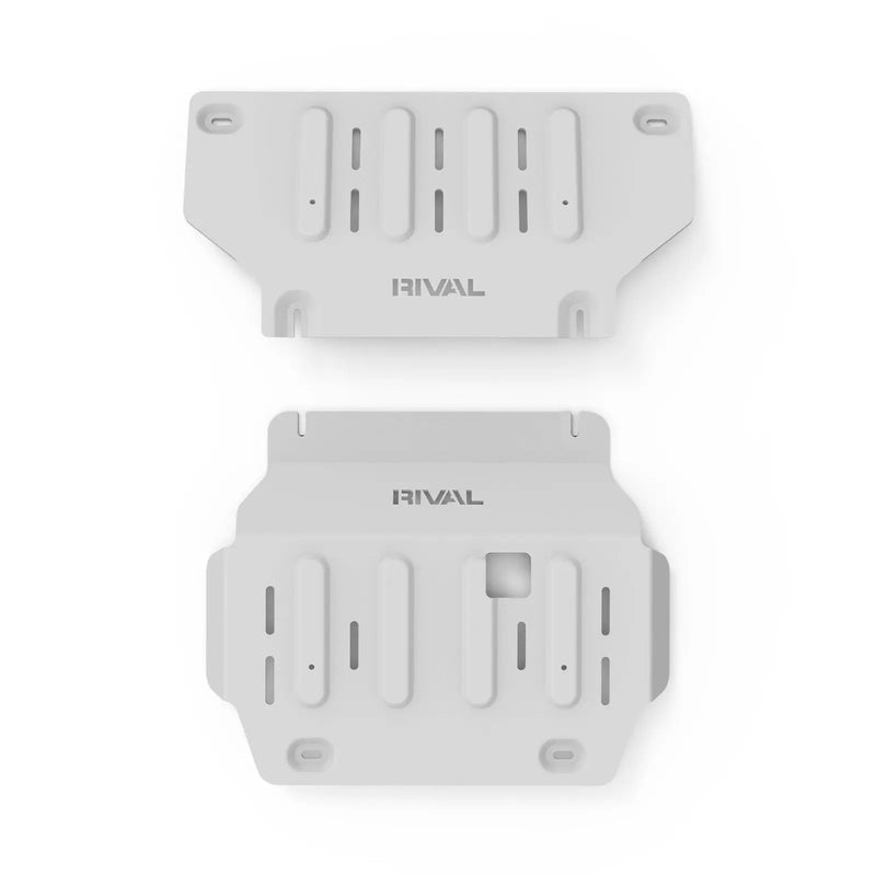 Rival Aluminum 2 Piece Bash Plate Set for Ford F-150 2014 onwards, EcoBoost only