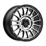 KMC Impact KM542 Satin Black Machined
