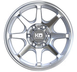 King Grappler Wheels Machined Silver