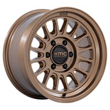 KMC Impact FFT KM733 18x9 wheel in Matte Bronze - front face view