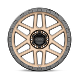 KMC KM544 Mesa Wheel Matt Bronze with Black Lip