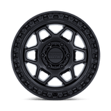 KMC Torx Wheels in Matte Black with Gloss Black Lip