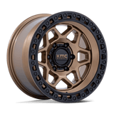 KMC Torx Wheels in Matte Bronze with Gloss Black Lip