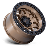 KMC Torx Wheels in Matte Bronze with Gloss Black Lip