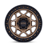 KMC Torx Wheels in Matte Bronze with Gloss Black Lip