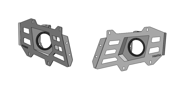 Light Frame 70mm for Mitsubishi Triton MV Non Loop Bar (12/2023 On)
