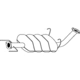 Redback Muffler for Hyundai Terracan (12/2001 - 01/2007)