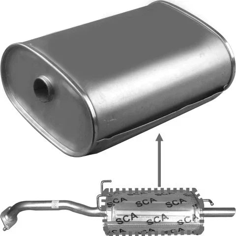 Redback Muffler for Hyundai Excel (09/1994 - 01/2000), Accent (12/1995 - 01/2000) - Brixton 4x4 - Buy Online Now!
