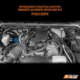 Direction Plus ProVent Oil Catch Can - Jeep Wrangler JK 2.8L Diesel 2007-2017