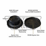 2023-on Toyota Landcruiser 70 Series 2.8L ProVent Catch Can DUAL Bracket Kit OS-PROV-52B