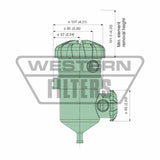 Great Wall GWM Cannon Alpha 2025-on 2.4L Mann+Hummel Provent Oil Catch Can Kit OS-PROV-58