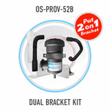 2023-on Toyota Landcruiser 70 Series 2.8L ProVent Catch Can DUAL Bracket Kit OS-PROV-52B