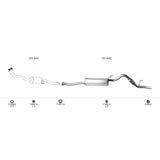 Redback Muffler for Toyota Hilux (01/1997 - 09/2005)